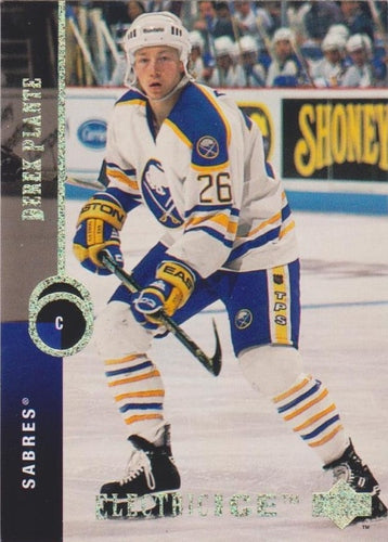 #142 Derek Plante - Buffalo Sabres - 1994-95 Upper Deck Hockey - Electric Ice