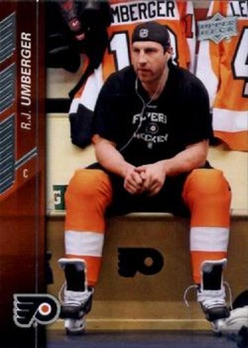 #142 R.J. Umberger - Philadelphia Flyers - 2015-16 Upper Deck Hockey