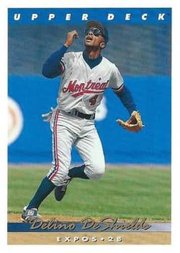 #142 Delino DeShields - Montreal Expos - 1993 Upper Deck Baseball