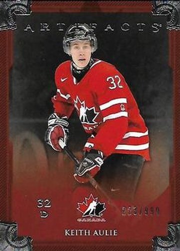 #142 Keith Aulie - Canada - 2013-14 Upper Deck Artifacts Hockey