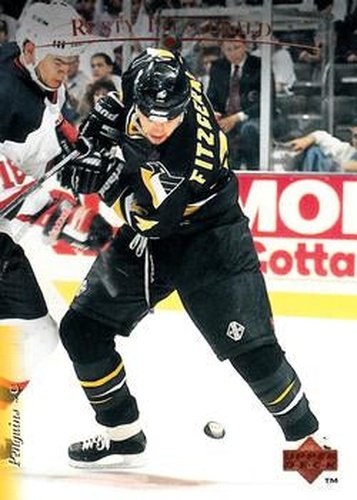 #142 Rusty Fitzgerald - Pittsburgh Penguins - 1995-96 Upper Deck Hockey