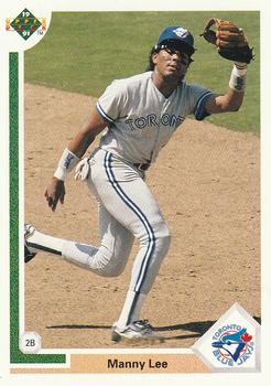 #142 Manuel Lee - Toronto Blue Jays - 1991 Upper Deck Baseball