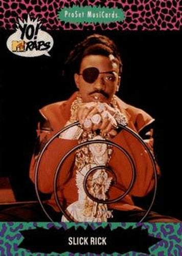 #142 Slick Rick - 1991 Pro Set Yo! MTV Raps