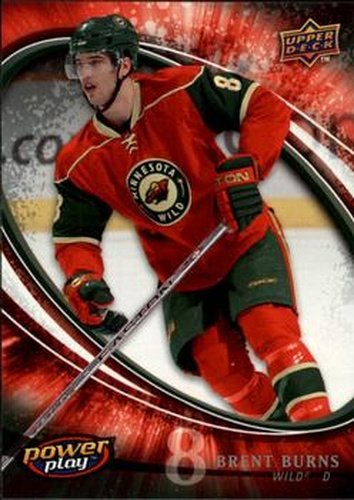 #142 Brent Burns - Minnesota Wild - 2008-09 Upper Deck Power Play Box Set Hockey