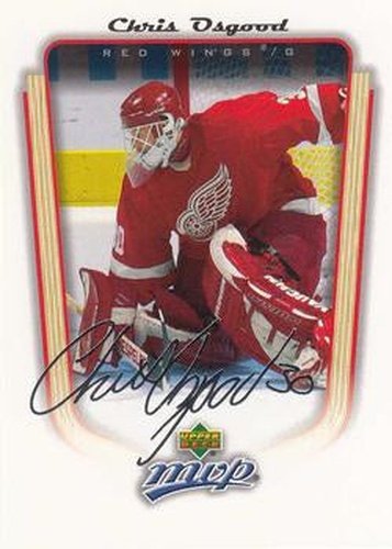 #142 Chris Osgood - Detroit Red Wings - 2005-06 Upper Deck MVP Hockey