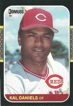 #142 Kal Daniels - Cincinnati Reds - 1987 Donruss Baseball