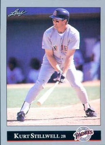 #142 Kurt Stillwell - San Diego Padres - 1992 Leaf Baseball