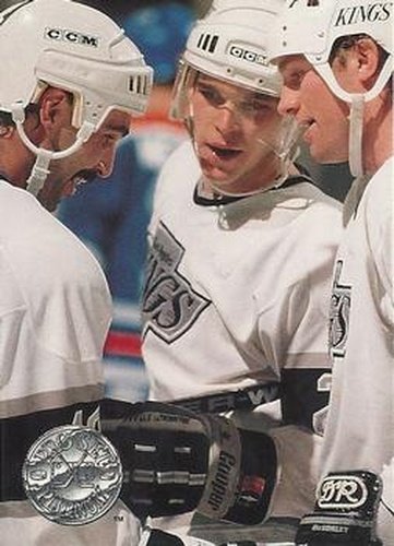 #142 Luc Robitaille / Marty McSorley - Los Angeles Kings - 1991-92 Pro Set Platinum Hockey