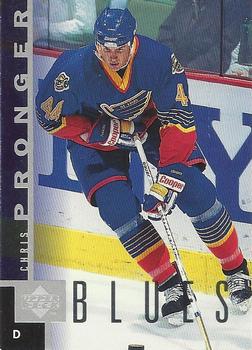 #142 Chris Pronger - St. Louis Blues - 1997-98 Upper Deck Hockey