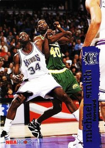 #142 Michael Smith - Sacramento Kings - 1995-96 Hoops Basketball