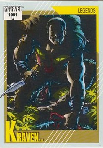 #143 Kraven - 1991 Impel Marvel Universe Series II