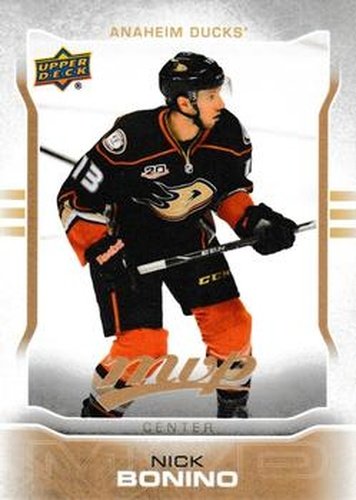 #143 Nick Bonino - Anaheim Ducks - 2014-15 Upper Deck MVP Hockey