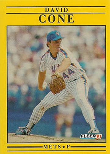 #143 David Cone - New York Mets - 1991 Fleer Baseball