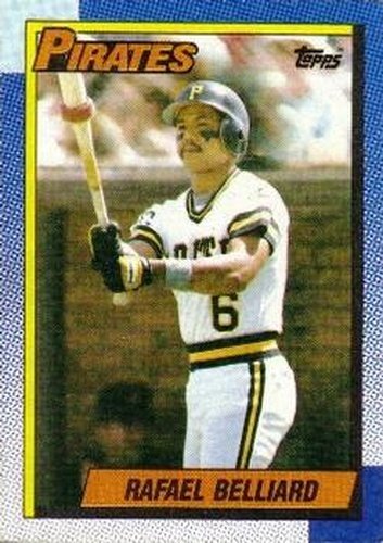 #143 Rafael Belliard - Pittsburgh Pirates - 1990 Topps Baseball