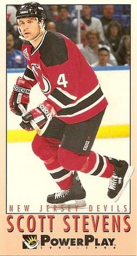 #143 Scott Stevens - New Jersey Devils - 1993-94 Fleer PowerPlay Hockey