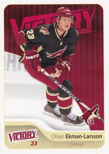 #143 Oliver Ekman-Larsson - Phoenix Coyotes - 2011-12 Upper Deck Victory Hockey