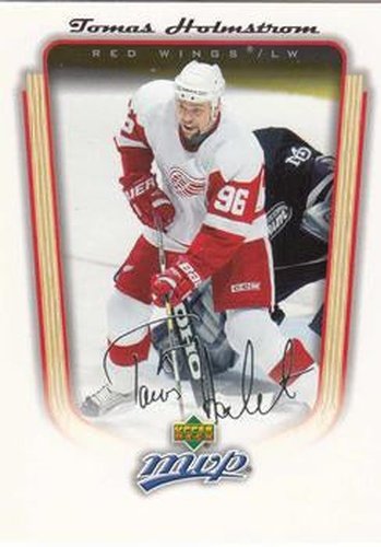 #143 Tomas Holmstrom - Detroit Red Wings - 2005-06 Upper Deck MVP Hockey