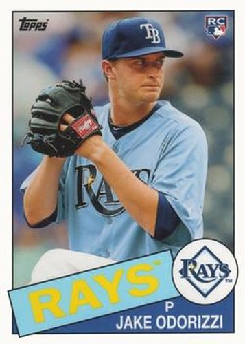 #143 Jake Odorizzi - Tampa Bay Rays - 2013 Topps Archives Baseball