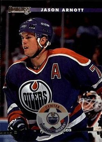 #143 Jason Arnott - Edmonton Oilers - 1996-97 Donruss Hockey