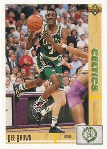 #143 Dee Brown - Boston Celtics - 1991-92 Upper Deck Basketball