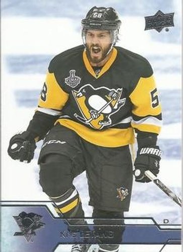 #143 Kris Letang - Pittsburgh Penguins - 2016-17 Upper Deck Hockey