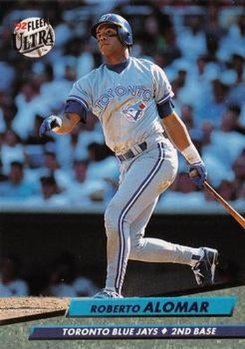 #143 Roberto Alomar - Toronto Blue Jays - 1992 Ultra Baseball