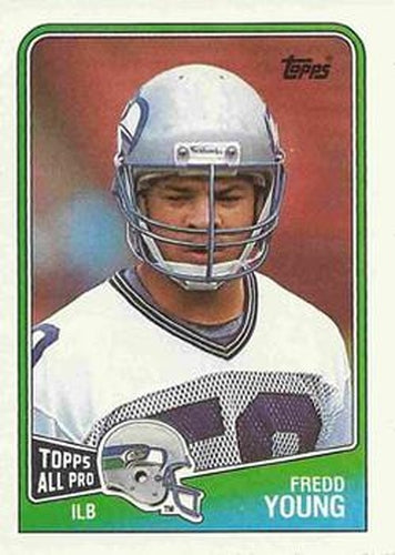 #143 Fredd Young - Seattle Seahawks - 1988 Topps Football