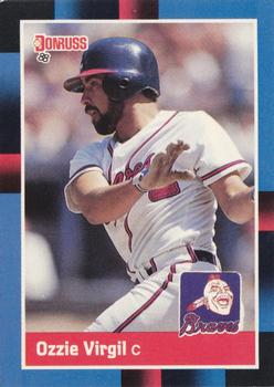 #143 Ozzie Virgil - Atlanta Braves - 1988 Donruss Baseball