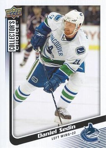 #143 Daniel Sedin - Vancouver Canucks - 2009-10 Collector's Choice Hockey