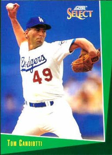 #143 Tom Candiotti - Los Angeles Dodgers - 1993 Select Baseball