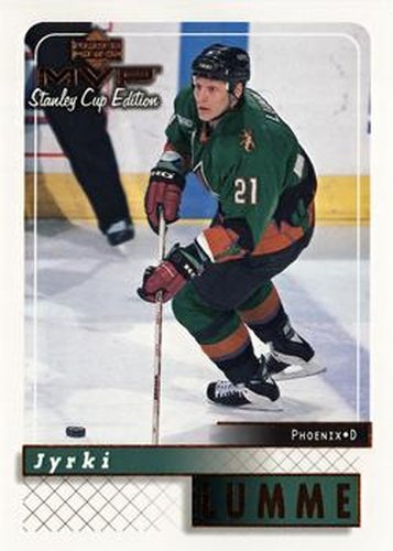#143 Jyrki Lumme - Phoenix Coyotes - 1999-00 Upper Deck MVP Stanley Cup Edition Hockey