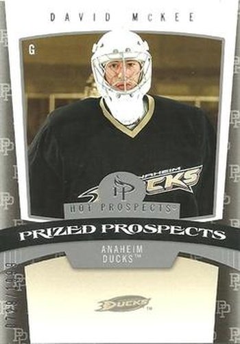 #143 David McKee - Anaheim Ducks - 2006-07 Fleer Hot Prospects Hockey