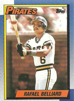 #143 Rafael Belliard - Pittsburgh Pirates - 1990 O-Pee-Chee Baseball