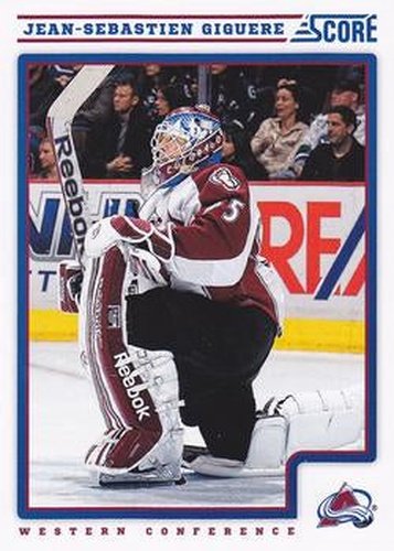 #143 Jean-Sebastien Giguere - Colorado Avalanche - 2012-13 Score Hockey
