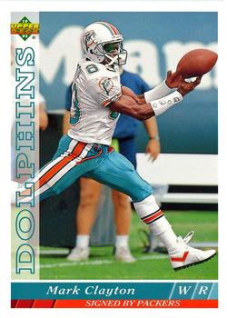 #143 Mark Clayton - Green Bay Packers - 1993 Upper Deck Football