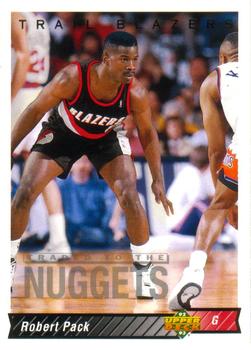 #143 Robert Pack - Denver Nuggets - 1992-93 Upper Deck Basketball