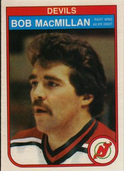 #143 Bob MacMillan - New Jersey Devils - 1982-83 O-Pee-Chee Hockey