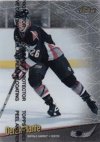 #143 Derek Plante - Buffalo Sabres - 1998-99 Finest Hockey