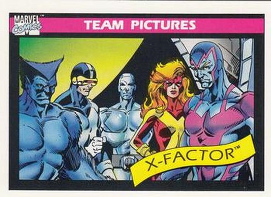 #143 X Factor - 1990 Impel Marvel Universe