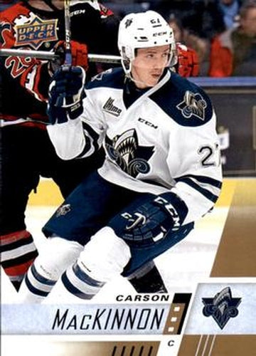 #143 Carson MacKinnon - Rimouski Oceanic - 2017-18 Upper Deck CHL Hockey
