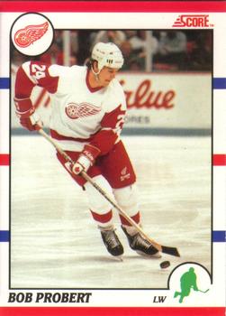 #143 Bob Probert - Detroit Red Wings - 1990-91 Score Canadian Hockey