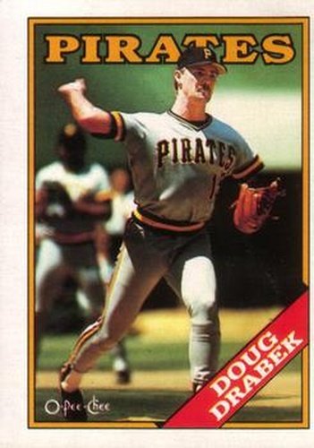 #143 Doug Drabek - Pittsburgh Pirates - 1988 O-Pee-Chee Baseball