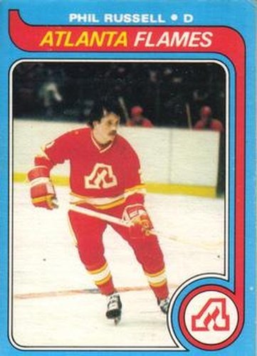 #143 Phil Russell - Atlanta Flames - 1979-80 O-Pee-Chee Hockey