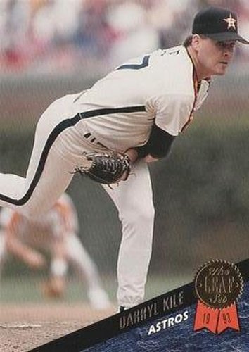 #143 Darryl Kile - Houston Astros - 1993 Leaf Baseball