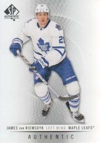 #143 James van Riemsdyk - Toronto Maple Leafs - 2012-13 SP Authentic Hockey