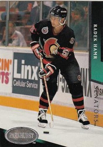 #143 Radek Hamr - Ottawa Senators - 1993-94 Parkhurst Hockey