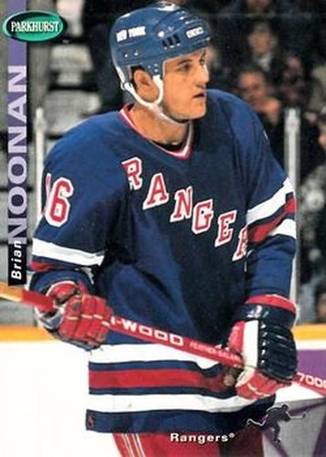 #143 Brian Noonan - New York Rangers - 1994-95 Parkhurst Hockey