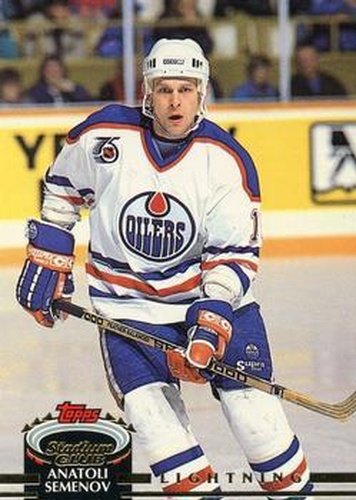 #143 Anatoli Semenov - Tampa Bay Lightning - 1992-93 Stadium Club Hockey