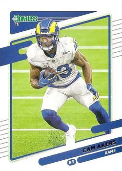#143 Cam Akers - Los Angeles Rams - 2021 Donruss Football