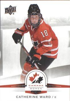 #143 Catherine Ward - Canada - 2014-15 Upper Deck Team Canada Juniors Hockey